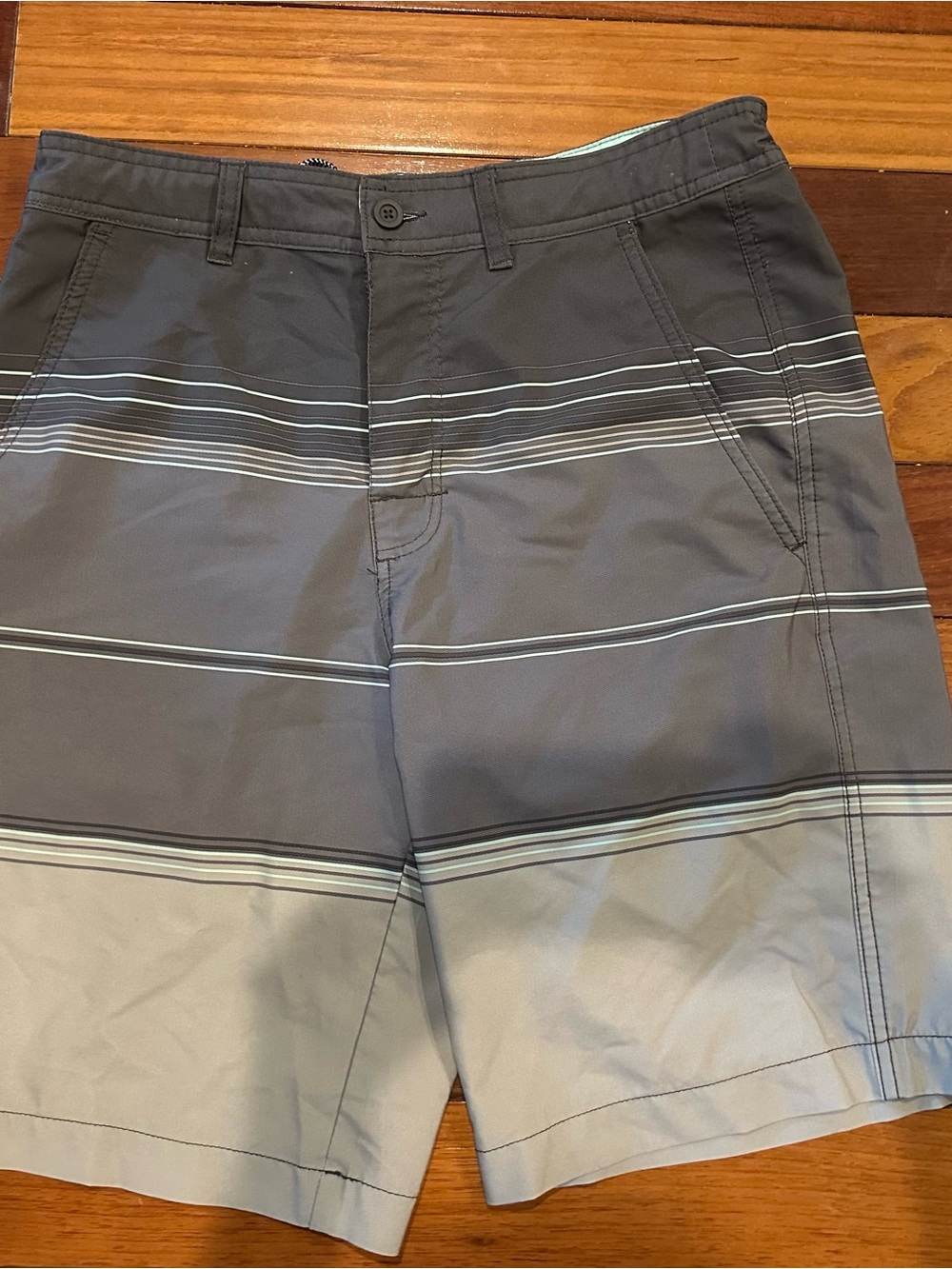 Mossimo Supply Co. Men's Black Swim Trunks with Mint Waistband